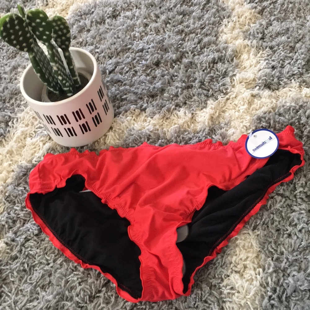 Swimsuitsforall red bikini bottoms